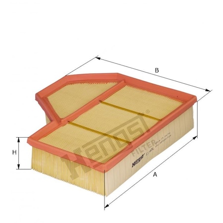 Hengst Air Filter, E140L E140L
